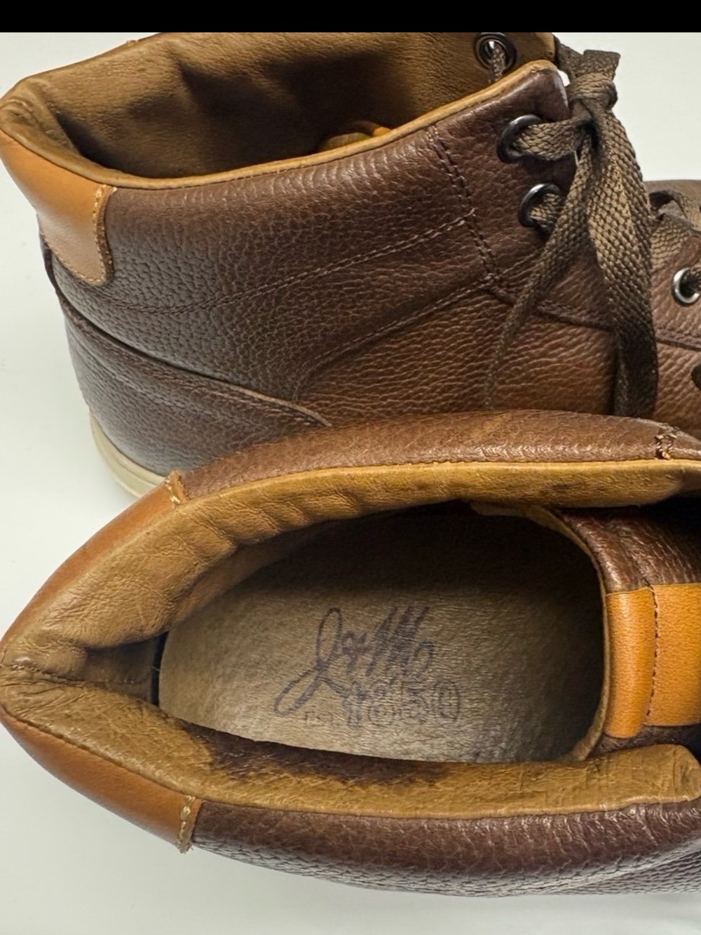 12D J&M Leather Sneakers - Picture 5 of 9